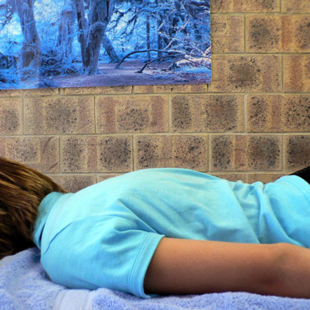 Kyphosis, 14yr girl - Bowen Treatment Almost Complete